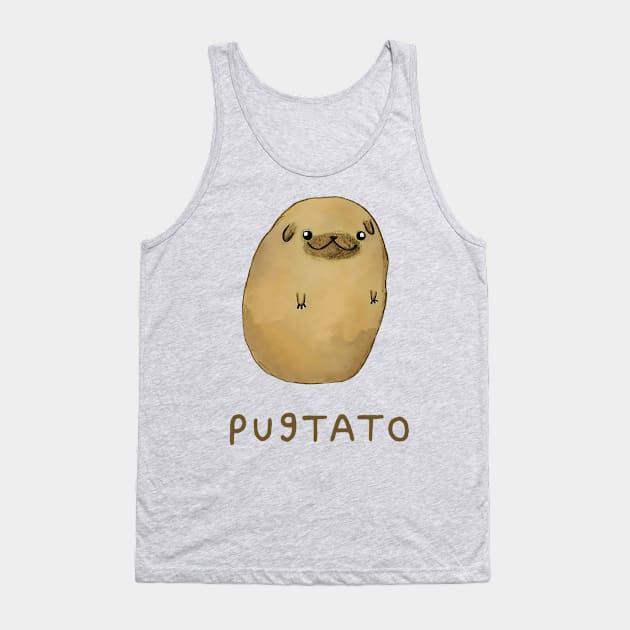 Pugtato Tank Top by GalaxyArt